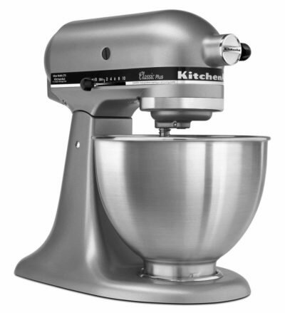 Silver KitchenAid Stand Mixer