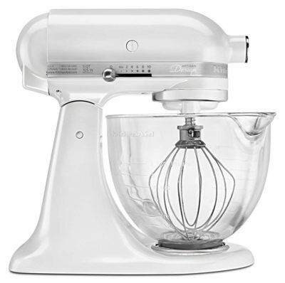 Frosted Pearl White KitchenAid Stand Mixer